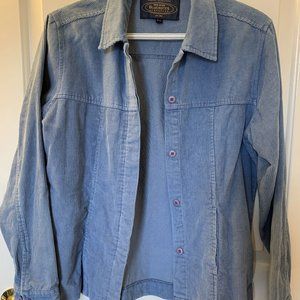 Bluenotes corduroy button down shirt
